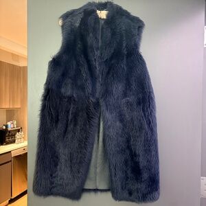 Dark Navy/Blue  100% shearling